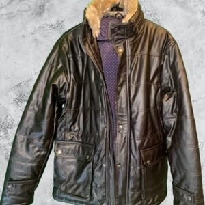 Emporio & Co. Original Leather Jacket - Size XL